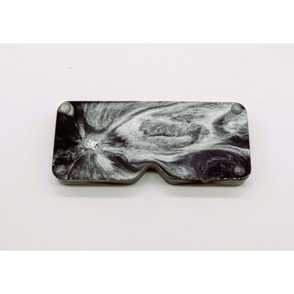 Marbled Navy & Silver Glasses Holder Tray "I've Got My Eye On You" Gold Text - Picture 3 of 6